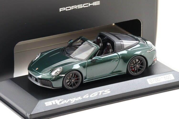 1/43 特注 ミニチャンプス ポルシェ 992.2 カレラ GTS ブラック ミニチャンプス 1/43 ポルシェ 911 992 タルガ 4 GTS 2022