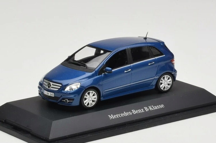 ベンツ特注 ミニチャンプス 1/43 メルセデス Bクラス W245 ロータスブルーメタリック Minichamps 1:43 Mercedes B Class W245 Lotus Blue Metallic