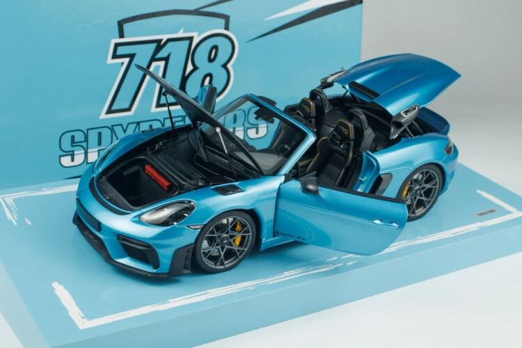 ミニチャンプス　ポルシェ 楽天市場】ミニチャンプス 1/87 ポルシェ 718 981 スパイダー 2019