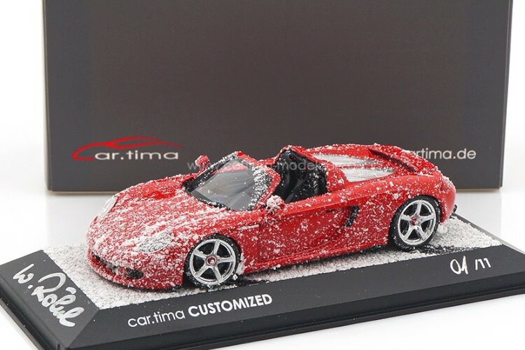 car.tima特注 ミニチャンプス 1/43 ポルシェ カレラ GT ドリフト イントゥ 2026 オリジナルサイン ヴァルター ロール 11台限定Minichamps 1:43 Porsche Carrera GT Drift into 2026 Originalsignatur Walter R&ouml;hrl Limited 11 pcs｜Reowide モデルカー カタログ SHOP