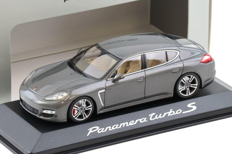ミニチャンプス 1/43 ポルシェ パナメーラ ターボ S 2009 グレーメタリック Minichamps 1:43 Porsche Panamera turbo S gray metallic