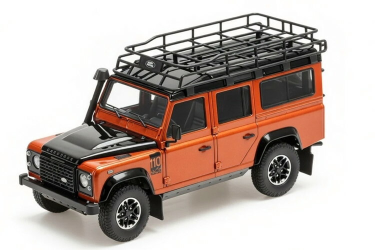 ミニチャンプス 1/43 ランドローバー ディフェンダー 110 アドベンチャー エディション 2015 オレンジ 450台限定 Minichamps 1:43 Land Rover Defender 110 Adventure Edition Year 2015 orange Limited 450 pcs