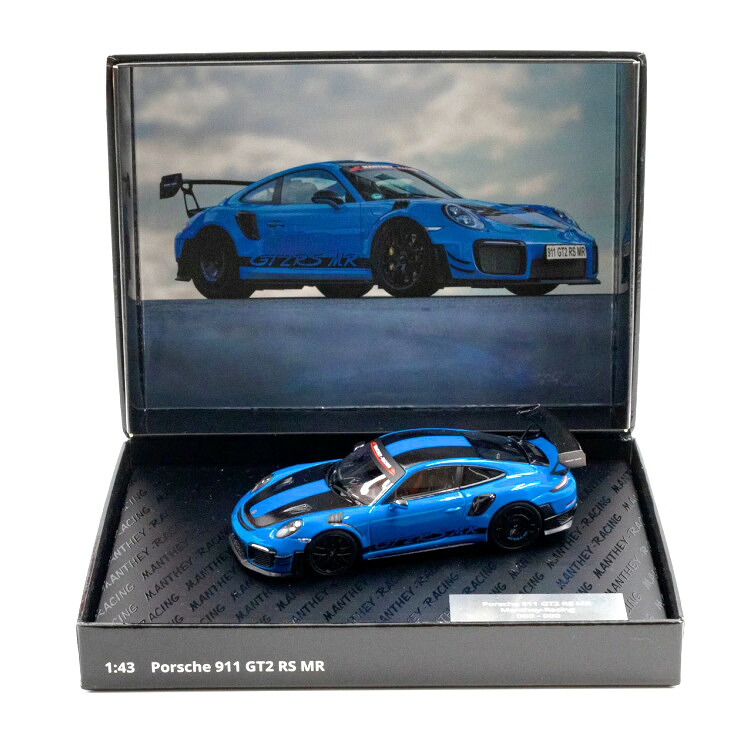 ミニチャンプス 1/43 ポルシェ 911 (991 2) GT2 RS MR マンタイ レーシング 2018 ブルー 200台限定Minichamps 1:43 Porsche 911 (991 2) GT2 RS MR Manthey Racing 2018 blue Limited Edition 200 pcs.|Reowide モデルカー カタログ SHOP