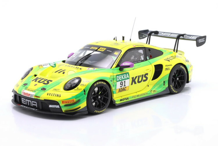 ミニチャンプス 1/18 ポルシェ 911 GT3 R #91 DTM 2024 トーマス プレ回 マン五分五分 グレロ Minichamps 1:18 Porsche 911 GT3 R #91 DTM 2024