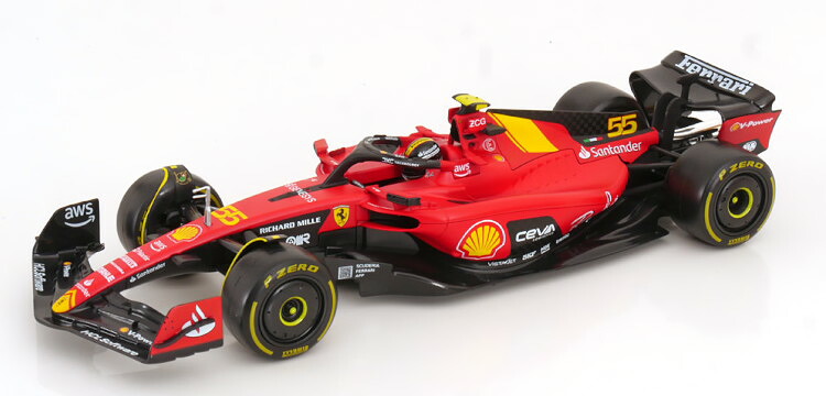 ブラーゴ 1/18 フェラーリ SF23 #55 モンツァグランプリ 2023 サインツ Bburago 1:18 Ferrari SF23 #55 GP Monza 2023 Sainz