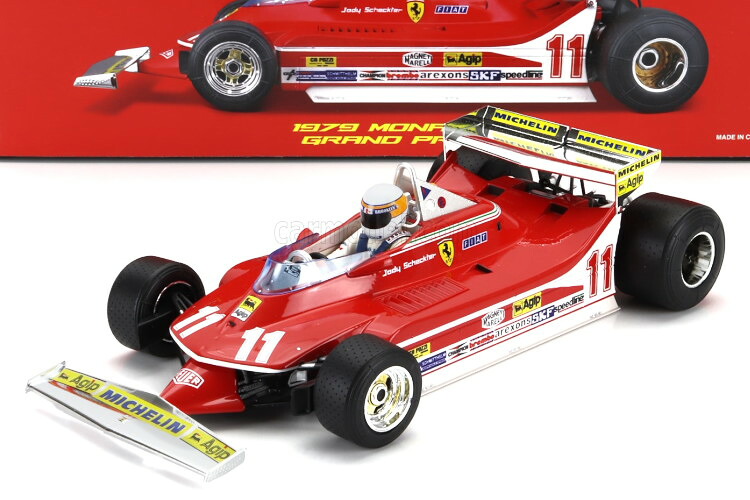 ブラーゴ 1/18 フェラーリ F1 312T4 ショートテール #11 優勝 モナコグランプリ 1979 ジョディ シェクター パイロット付き ワールドチャンピオンBURAGO 1:18 FERRARI F1 312T4 SHORT TAIL N11 WINNER MONACO GP JODY SCHECKTER WITH PILOT 1979 WORLD CHAMPION｜Reowide モデルカー カタログ SHOP
