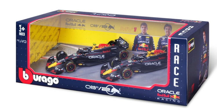 ブラーゴ 1/43 レッドブル レーシング RB20 #1 #11 2台セット フォーミュラ 1 ワールドチャンピオン 2024 マックス フェルスタッペン セルジオ ペレス Bburago 1:43 2 Car Set Red Bull Racing RB20 #1 #11 Formula 1 World Champion 2024 Max Verstappen Sergio Perez