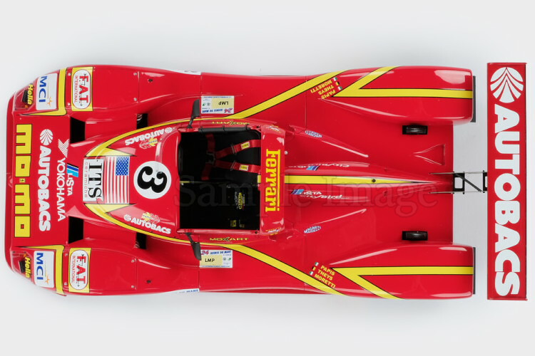 フェラーリ完全無欠 アマルガム 1/18 フェラーリ 333SP #3 ル・マン 真似形鉄道車両 赤いことAmalgam 1:18 Ferrari 333SP #3 le mans model car red