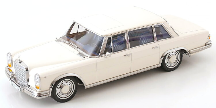 KK規模 1/18 メルセデス・ベンツ 600 SWB W100 1963 皮膚軟化剤白いことKK-Scale 1:18 Mercedes 600 SWB W100 1963 cream white
