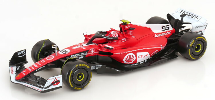 ブラーゴ 1/18 フェラーリ SF23 #55 ラスベガスグランプリ USA 2023 サインツ Bburago 1:18 Ferrari SF23 #55 GP Las Vegas USA 2023 Sainz