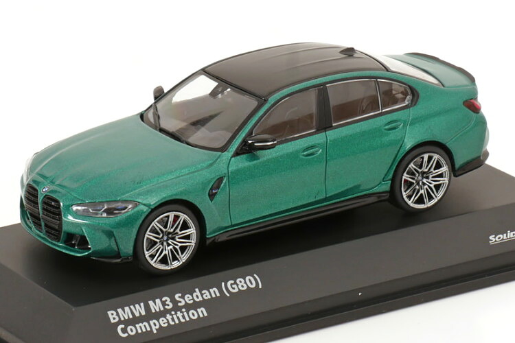 ソリド 1/43 BMW M3 G81 コンペティション サルーン 2023 グリーンメタリック Solido 1:43 BMW M3 G81 Competition Saloon 2023 green metallic 9,204円