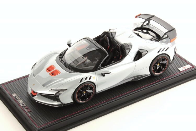 MR モデルズ 1/18 フェラーリ SF90 XX ストラダーレ スパイダー 2024 ビアンコ アルティコ ホワイトメタリック/オレンジ/ブラック 99台限定MR-MODELS 1:18 FERRARI SF90 XX STRADALE SPIDER 2024 WHITE MET/ORANGE/BLACK LIMITED 99 PCS｜Reowide モデルカー カタログ SHOP