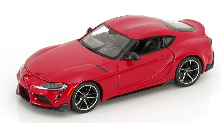 マイスト 1/24 トヨタ GR スープラ 2022 レッド 開閉 Maisto 1:24 Toyota GR Supra 2022 red