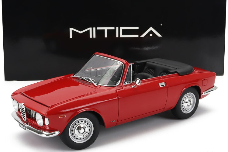 ミティカ 1/18 アルファロメオ ジュリア 1600 GTC カブリオレ オープン 1964 インテリア ブラック/ロッソ アルファ レッドMITICA 1:18 ALFA ROMEO GIULIA 1600 GTC CABRIOLET OPEN 1964 INTERIOR BLACK/ROSSO ALFA RED|Reowide モデルカー カタログ SHOP
