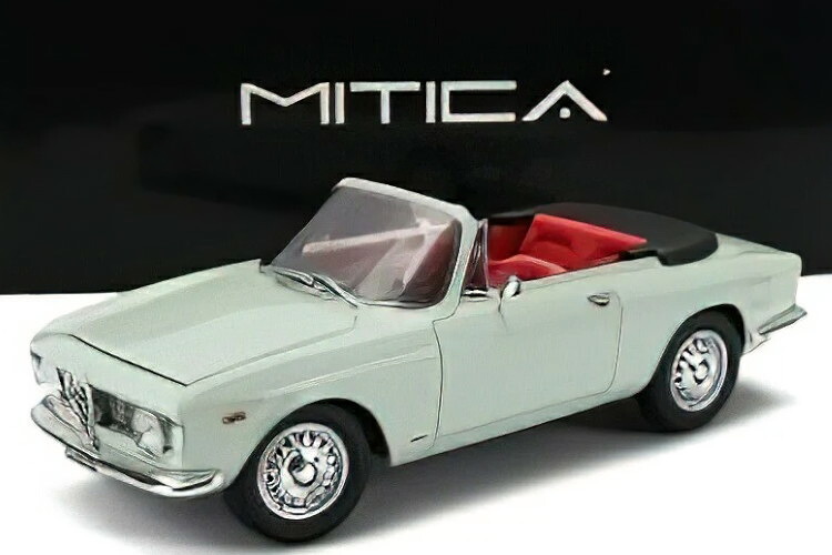 ミティカ 1/18 アルファロメオ ジュリア 1600 GTC カブリオレ オープン 1964 インテリア レッド/アズーロ スパジオ ライトブルー MITICA 1:18 ALFA ROMEO GIULIA 1600 GTC CABRIOLET OPEN 1964 INTERIOR RED/AZZURRO SPAZIO LIGHT BLUE