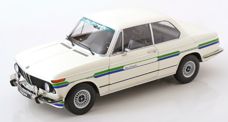 KK 1/12 BMW 2002 アルピナ 2シリーズ 1974 (ブラック) 1:12 BMW 2002 Alpina 2 Series - 1974 - Black