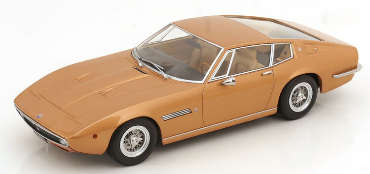 KKスケール 1/18 マセラティ ギブリ クーペ 1969 ゴールドメタリック KK-Scale 1:18 Maserati Ghibli Coupe 1969 gold metallic