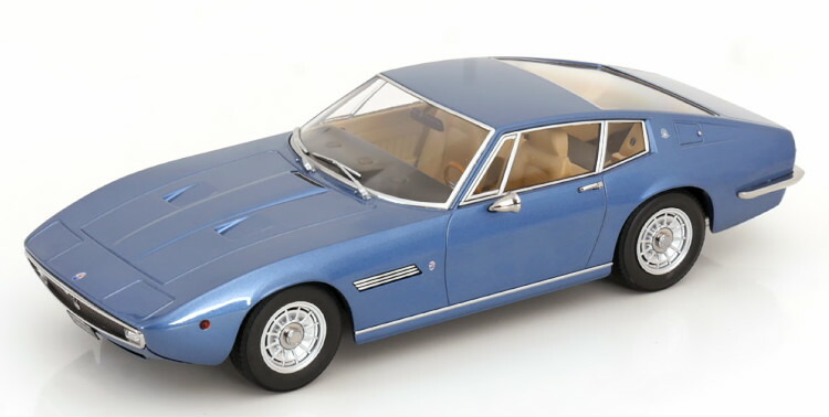 KKスケール 1/18 マセラティ ギブリ クーペ 1969 ブルーメタリック KK-Scale 1:18 Maserati Ghibli Coupe 1969 blue metallic