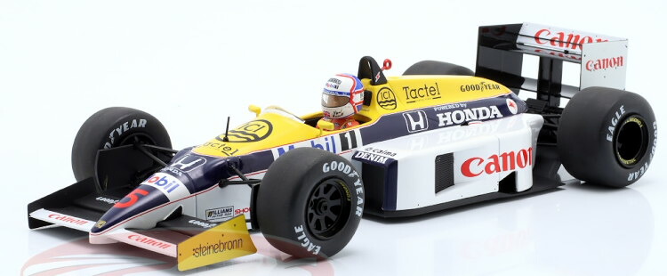 モデルカーグループ 1/18 ウィリアムズ FW11 #5 優勝 イギリスグランプリ フォーミュラ 1 1986 Nigel Mansell ドライバーフィギュア付き Model car Group 1:18 Williams FW11 #5 Winner British GP Formula 1 1986 Nigel Mansell With driver figure