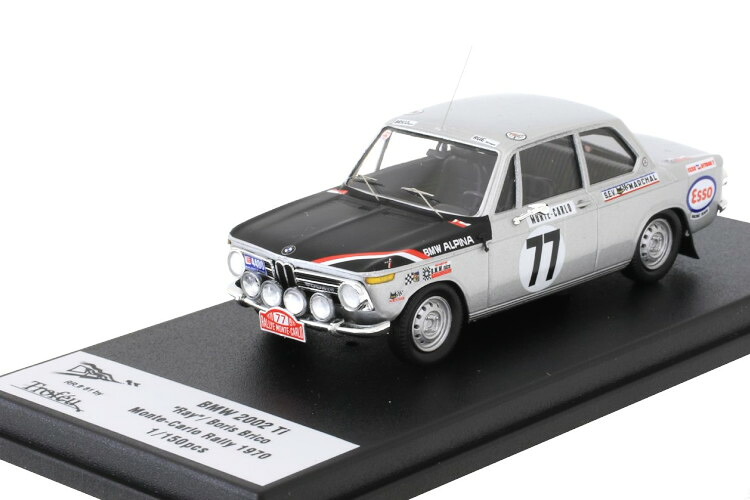 トロフュー 1/43 BMW 2002 Ti #77 ラリー モンテカルロ 1970 Ray/Boris Brico\u003cBR\u003eTrofeu 1:43 BMW 2002 Ti #77 Rally Monte Carlo 1970 Ray/Boris Brico
