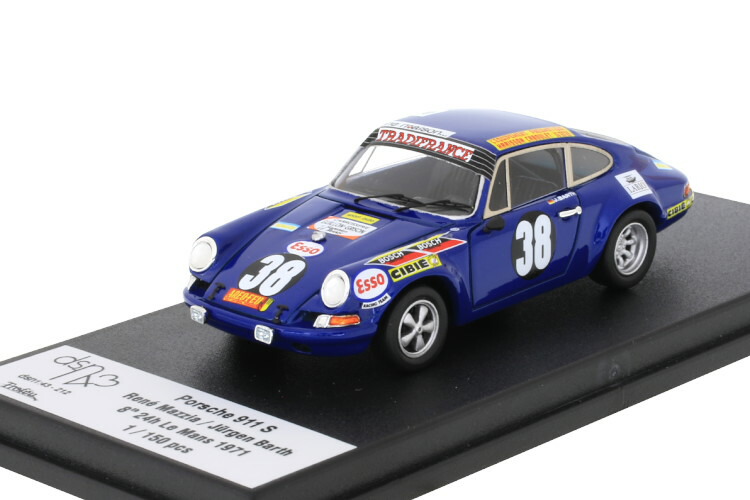 トロフュー 1/43 ポルシェ 911 S EC #38 ル・マン24時間レース 1971 Rene Mazzia/J・・rgen Barth 150台限定 TROFEU 1:43 Porsche 911 S EC #38 24h Le Mans 1971 Rene Mazzia/J・・rgen Barth limited 150 pcs