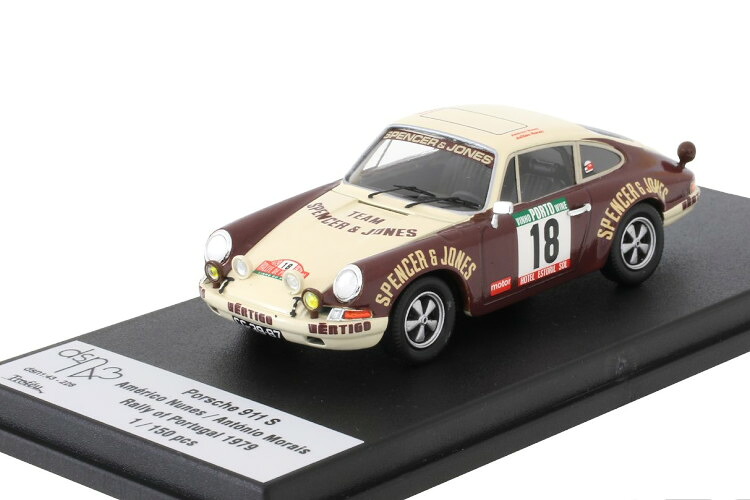 トロフュー 1/43 ポルシェ 911 S #18 ラリー ポルトガル共和国 1979 Americo Nunes/Antonio Morais 150台制限事項\u003cBR\u003eTROFEU 1:43  Porsche 911 S #18 Rally Portugal 1979 Americo Nunes/Antonio Morais limited 150 pcs おもちゃ-車-乗り物のおもちゃ