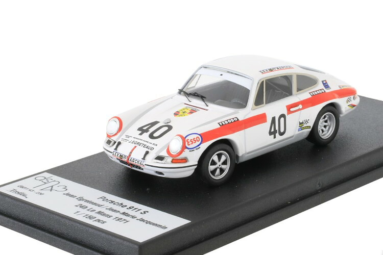トロフュー 1/43 ポルシェ 911 S #65 ル・マン24時間レース 1971 Jacques Dechaumel/Jean Claude Parot 150台限定 TROFEU 1:43 Porsche 911 S #65 24h Le Mans 1971 Jacques Dechaumel/Jean Claude Parot limited 150 pcs 19,460円