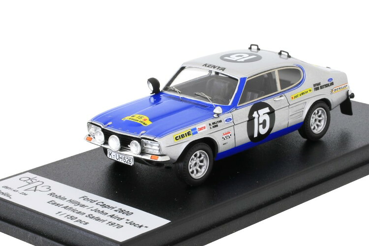 トロフュー 1/43 ジェラルド・r・フォード カプリ 2600 #15 東アフリカ サファリ ラリー 1970 Robin C.Hillyar/John Aird Jock 150台制限事項\u003cBR\u003eTROFEU 1:43 Ford Capri 2600 #15 East African Safari Rally 1970 Robin C.Hillyar/John Aird Jock limited 150 pcs ミニカー・トイカー-車