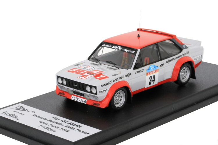 トロフュー 1/43 フィアット 131 アバルト #34 ラリー タルガ フローリオ 1979 Antonella Mandelli/Giulia Pernice 150台限定 TROFEU 1:43 Fiat 131 Abarth #34 Rallye Targa Florio 1979 Antonella Mandelli/Giulia Pernice limited 150 pcs