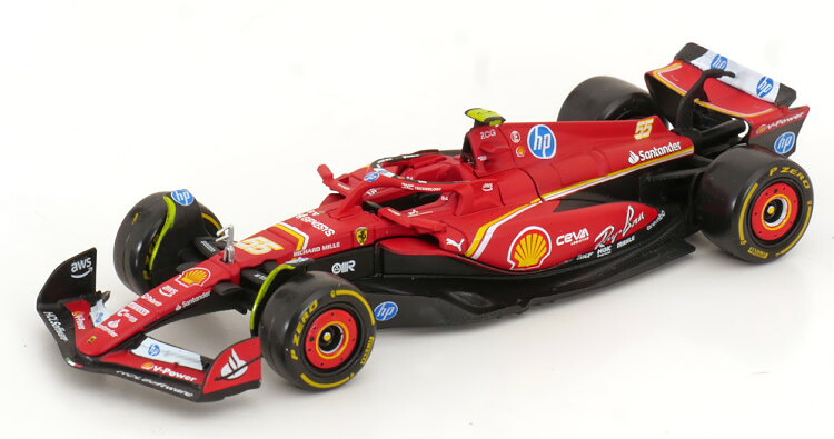 ブラーゴ 1/43 フェラーリ SF-24 #55 2024 サインツ Bburago 1:43 Ferrari SF-24 #55 2024 Sainz
