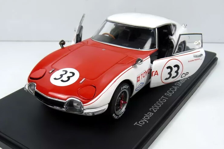 楽天市場】1/24 エブロ EBBRO Toyota 2000GT Silver トヨタ ミニカー
