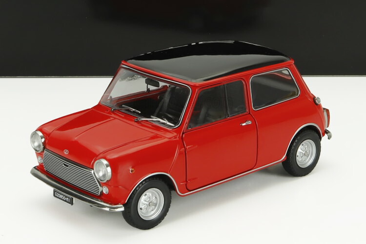 MITICA 1/18 イノチェンティ ミニクーパー Mk.2 1968 レッド Mitica 1:18 Mini Cooper MK2 year 1968 red, black