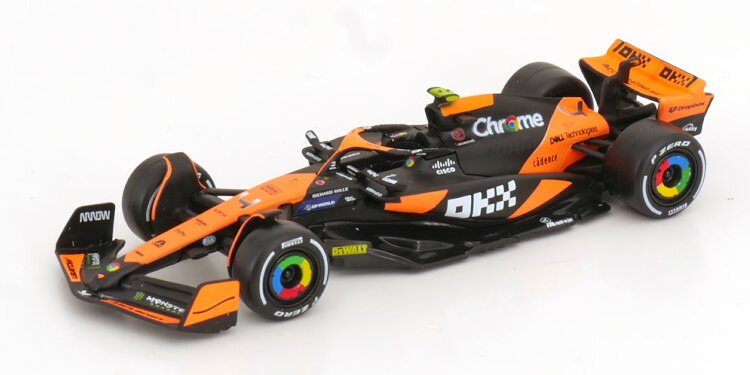 ブラーゴ 1/43 マクラーレン MCL38 #4 マイアミグランプリ 2024 ノリス Bburago 1:43 McLaren MCL38 #4 GP Miami 2024 Norris