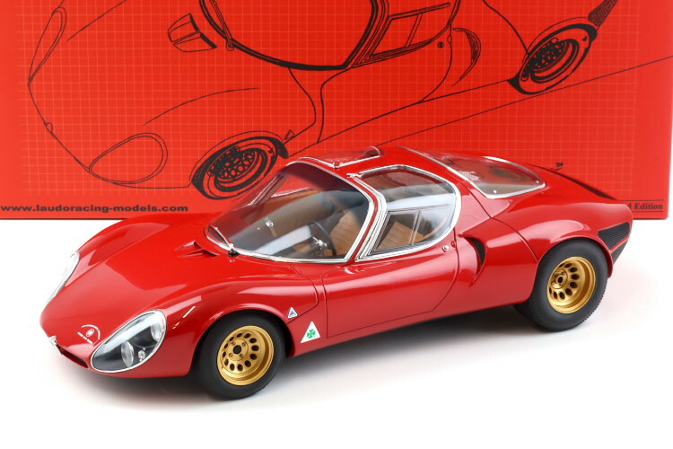 アルファロメオ12/1ミニカー BEST MODEL 1/43 アルファロメオ TZ1 Coupe des Alpes 1964 優勝