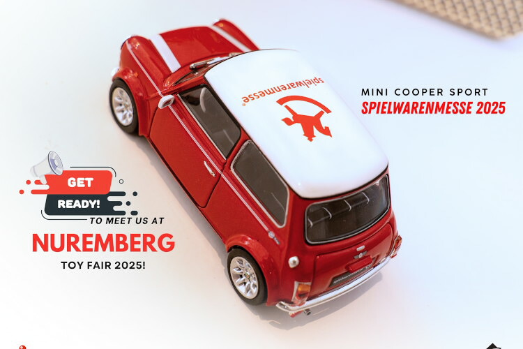 ソリド 1/43 ミニ クーパー スポーツ トイフェア 2025 レッド ホワイト Solido 1:43 Mini Cooper Sport toy fair 2025 red white