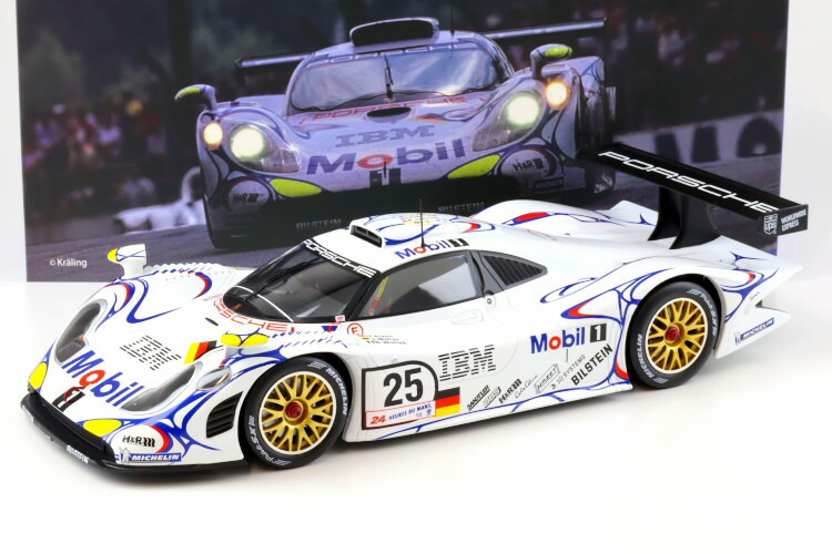 ベルク83 1/12 ポルシェ 911 GT1 #25 2位 ル・マン24第四次元スピード競技 1998 ポルシェ AG ヨルグ ミューラー/ウーヴェ アルツェン/シリング ウォレクWerk83 1:12 Porsche 911 GT1 #25 2nd 24h LeMans 1998 Porsche AG Jorg Muller/Uwe Alzen/Bob Wollek