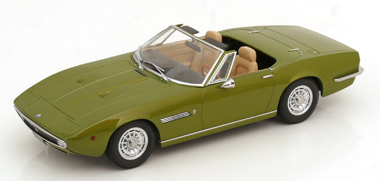 KKスケール 1/18 マセラティ ギブリ スパイダー 1970 ライトグリーンメタリック ソフトトップ付き KK-Scale 1:18 Maserati Ghibli Spyder 1970 lightgreen metallic with removable Softtop