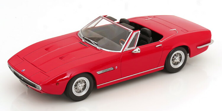 KKスケール 1/18 マセラティ ギブリ スパイダー 1970 レッド ソフトトップ付き KK-Scale 1:18 Maserati Ghibli Spyder 1970 red with removable Softtop