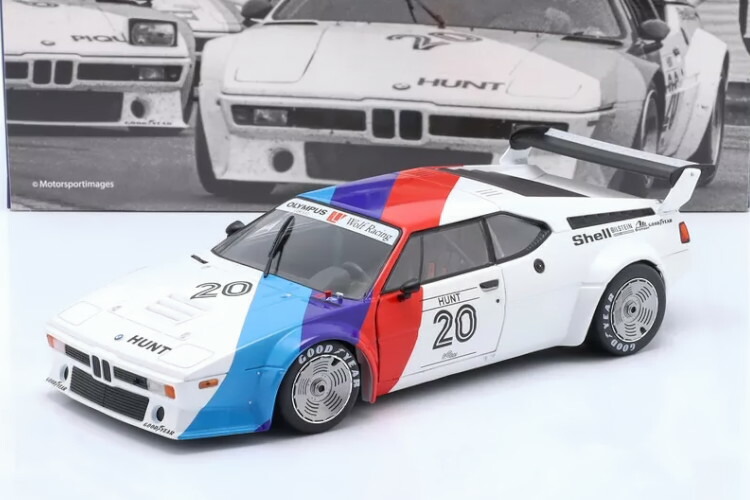 ベルク83 1/18 BMW M1 プロカー #20 BMW M1 プロカー シリーズ ドニントン パーク 1979 ジェームス ハント 開閉 Werk83 1:18 BMW M1 Procar #20 BMW M1 ProCar Series Donington Park 1979 James Hunt