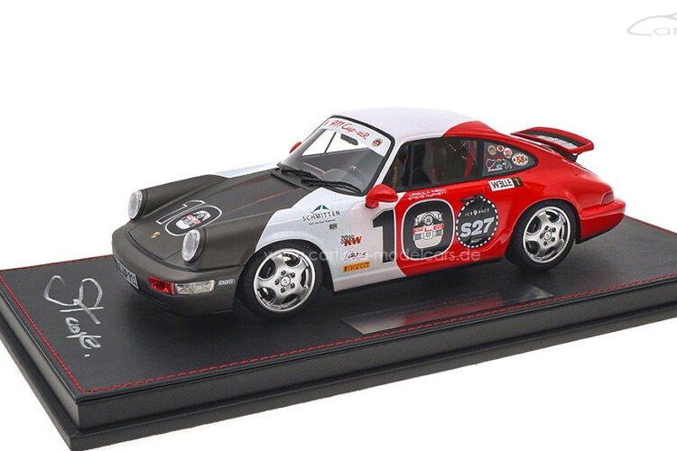 カルティマ 1/18 ポルシェ 911 964 カレラ RS #10 GP アイスレース オリジナル サイン Stephen Murkett Cartima 1:18 Porsche 911 964 Carrera RS #10 GP Ice Race Original signatur Stephen Murkett 42,120円