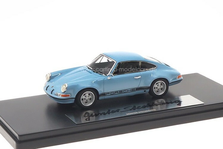 カルティマ 1/43 ポルシェ 911 ST ガルフ 青み 一風変わった 書き判 Gunter Steckkonig\u003cBR\u003eCartima 1:43 Porsche 911 ST Gulf Blue Original Signature Gunter Steckkonig