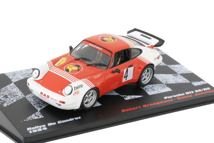 アルタヤ 1/43 ポルシェ 911 SC RS ラリー デュ コンドロ 1984 ベルガ ラリーチーム Robert Droogmans / Ronny JoostenAltaya 1:43 Porsche 911 SC RS Rally du Condroz 1984 Belga Rally Team Robert Droogmans / Ronny Joosten｜Reowide モデルカー カタログ SHOP