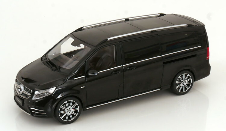 フーチェン 1/18 メルセデス V社会階級 L ロング変わり種 V260L ブラックメタリック メルセデス・瀬戸もの人並み外れた遣りくち 開閉Fujian 1:18 Mercedes V-Klasse L long version black metallic special edition of Mercedes China