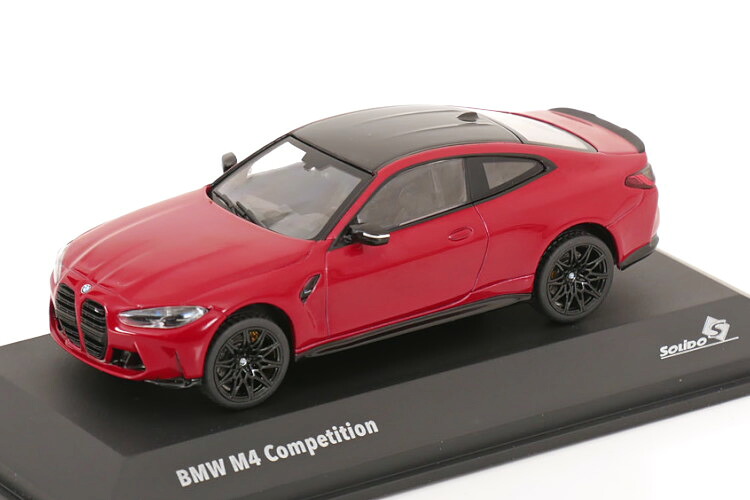 ソリド 1/43 BMW M4 G82 コンペティション 2023 レッド Solido 1:43 BMW M4 G82 Competition 2023 red
