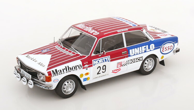 MCG 1/18 ボルボ 142 #29 1000湖ラリー 1973 アレン/トイヴォネン MCG 1:18 Volvo 142 N29 1000 Lakes Rally 1973 Alen/Toivonen
