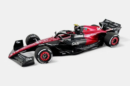 NZG 1/18 アルファロメオ F1 C43 チーム ステーク #24 ハンガリーGP 2023 周 冠宇 NZG 1:18 ALFA ROMEO F1 C43 TEAM STAKE N24 HUNGARIAN GP 2023 ZHOU GUANYU｜Reowide モデルカー カタログ SHOP