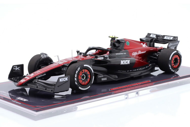 NZG 1/18 アルファロメオ C43 #24 オーストラリア連邦 グランプリ 数式1 2023 周 冠宇NZG 1:18 Alfa Romeo C43 N24 Australian GP formula 1 2023 Zhou Guanyu
