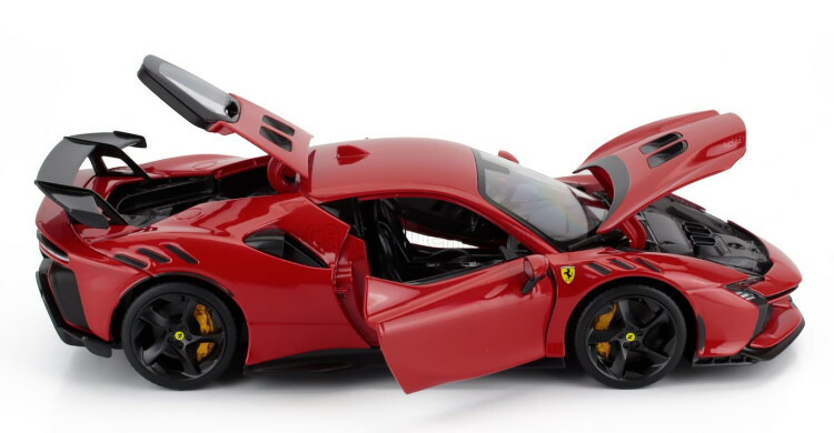 ブラーゴ 1/18 フェラーリ SF90 XX ストラダーレ 2024 ロッソコルサ レッド ブラック 開閉 Bburago 1:18 FERRARI SF90 XX STRADALE 2024 ROSSO CORSA RED BLACK