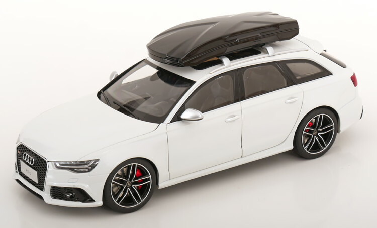 WELL 1/18 アウディ RS6 アバント ホワイトメタリック 開閉 WELL 1:18 Audi RS6 Avant whitemetallic
