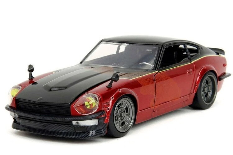 ジャダトイズ 1/24 ハンのダットサン 240Z 1972 映画 ワイルド・スピード ファイヤーブースト (Fast & Furious 10) 開閉 JadaToys 1:24 Han's Datsun 240Z 1972 film Fast X (Fast & Furious 10)
